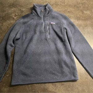 Patagonia Navy blue  1/4 zip Fleece Pullover